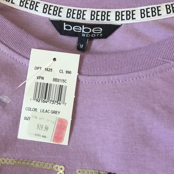bebe Sports Top NWT - Picture 9 of 9
